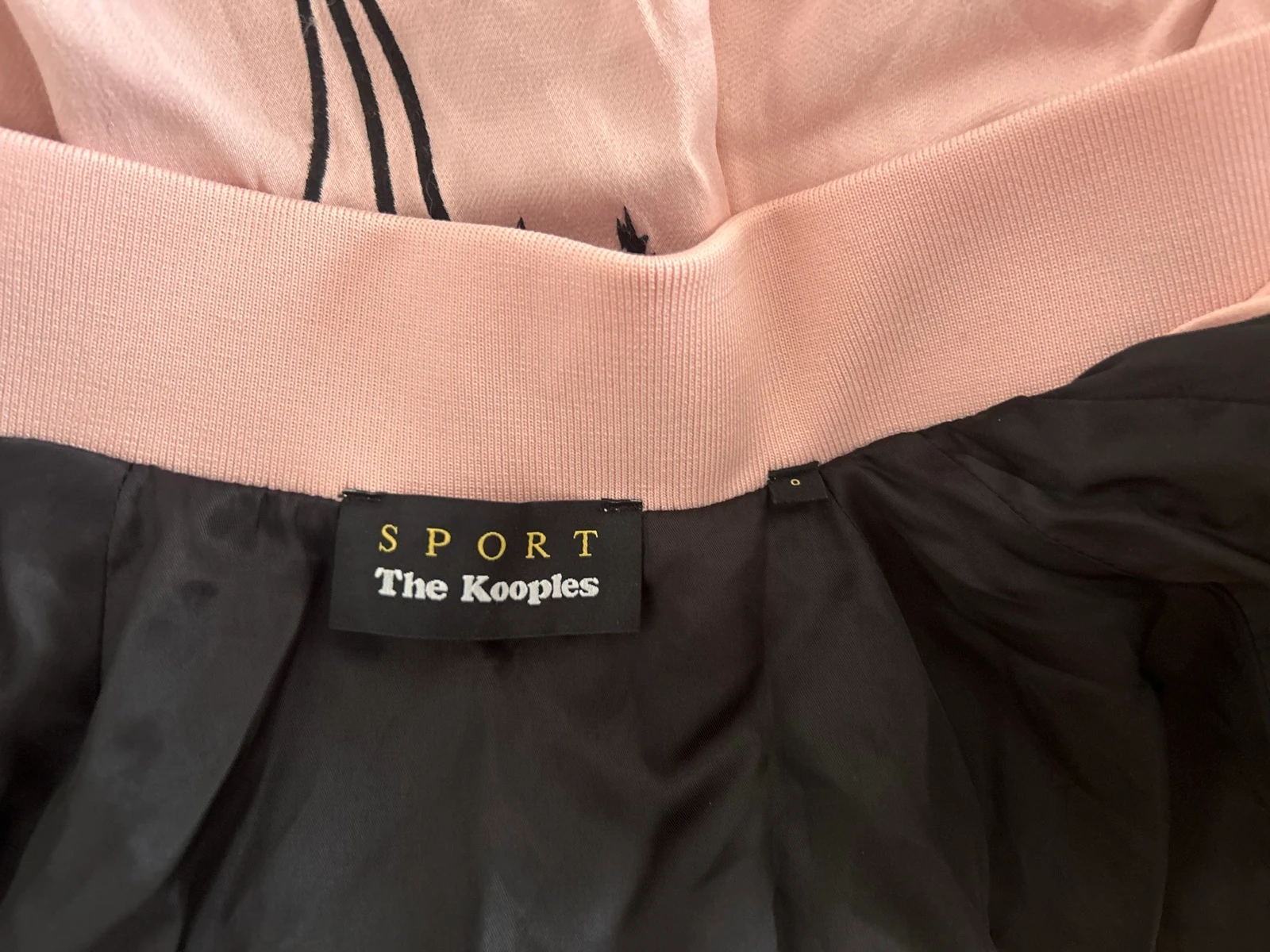 Chaqueta Bomber rosa bordada "Hollywood" – The Kooples Sport – photo 8